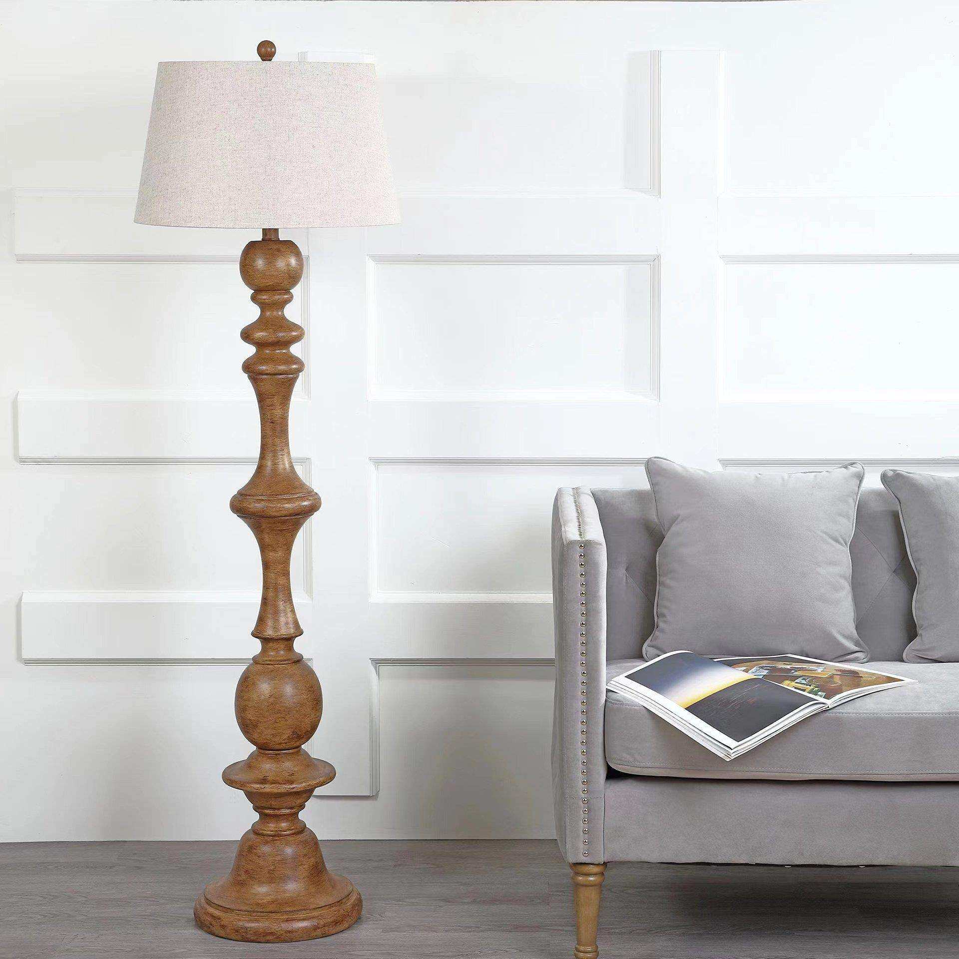 创意复古美式村法式实木地落SVM乡灯客厅卧书房酒店客房民宿酒室