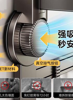 打吸盘毛巾架卫生间免孔浴室毛巾杆浴巾AGN置壁挂物架收架纳挂单