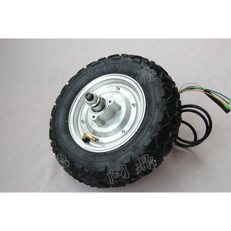 10寸无刷无齿轮电机709电毂椅动滑板车电机电动轮车电刹机碟款真