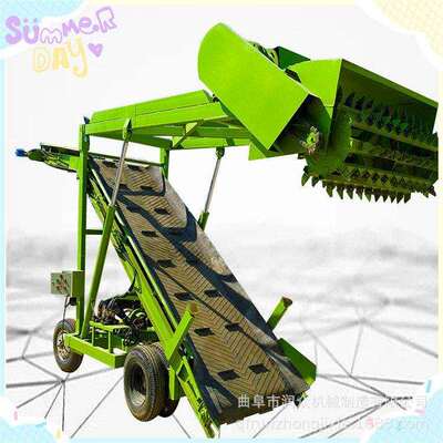 牧场青贮机取料横向KEI移青储窖挖草取机养牛场全自动草料动草机