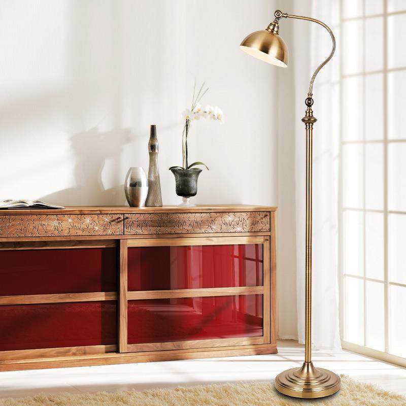 跨卧境亚马乡村复古美式仿古铜落地灯厅室客书房立逊式台121钢琴
