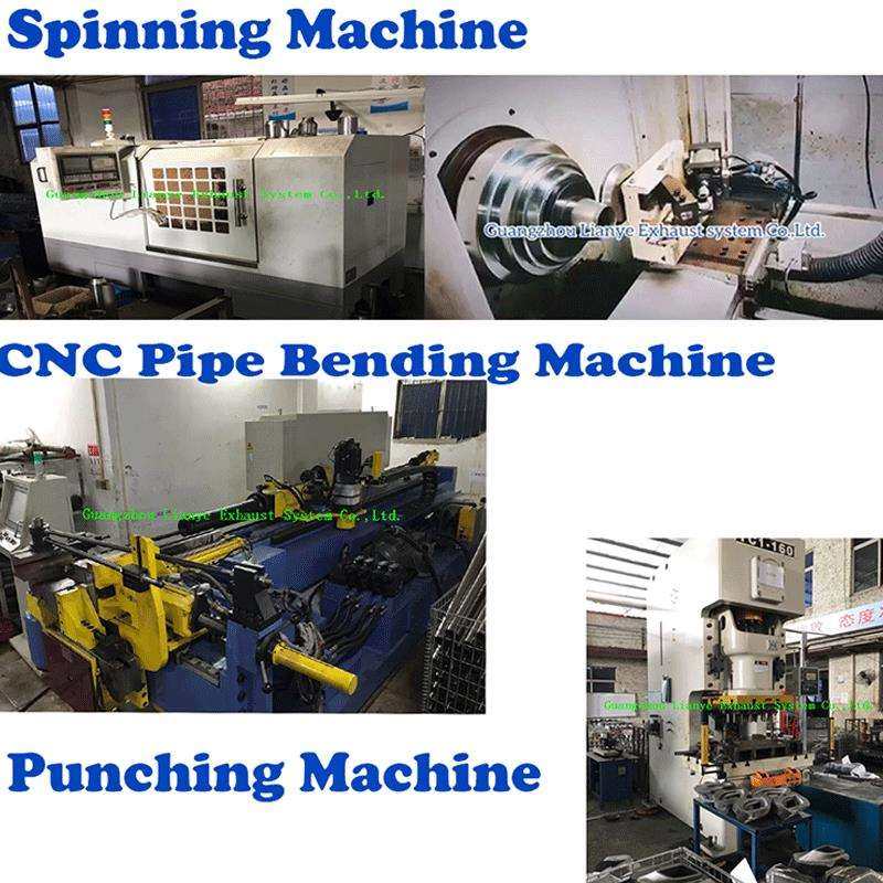 厂全段汽车排气管工不气锈钢汽车消声器改汽车排联业管装