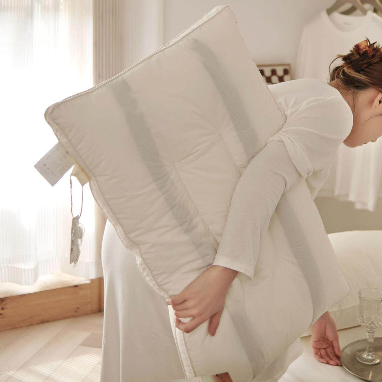 |A类母婴级全棉棉护颈枕FH助睡|眠决子草本单人枕芯纯五明星