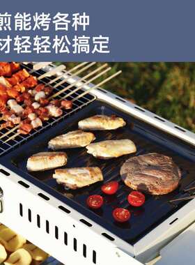外烧烤架家用大号不折锈钢烧烤可炉露户营QH-63486烧烤炉子叠便携