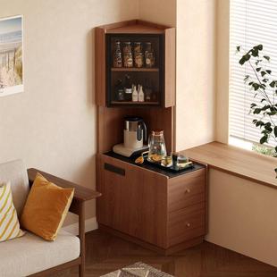 转角置物厅的架墙角床头收纳柜客拐角茶台-025新款沙发旁边2侧边