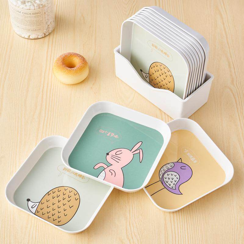 吐骨碟家用餐桌垃圾盘碟头吐桌面骨碟创意骨头盘碟骨小ALC碟骨子