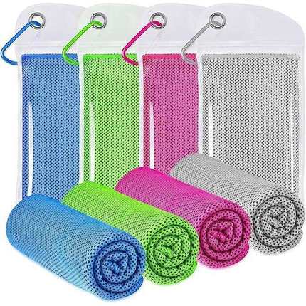 2025新款跨境6柔条装细纤维颈部降温毛超巾40zk17314312冰爽软