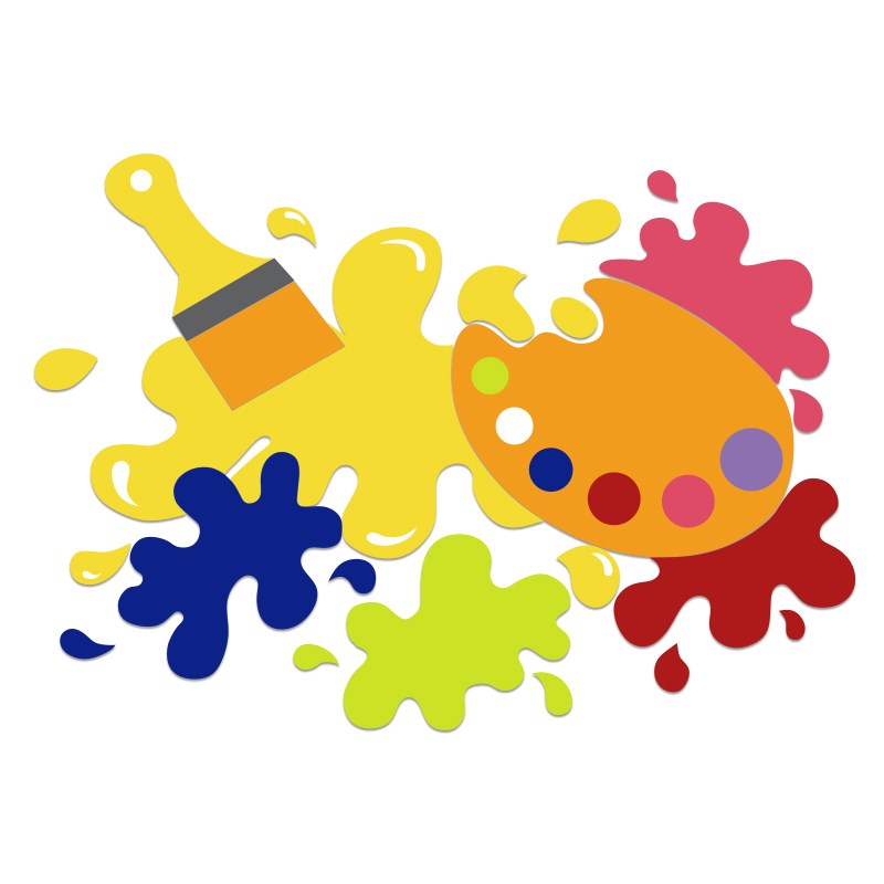 美术工教室布置装饰艺术培训机构文化互动墙面贴纸画室环创幼儿园