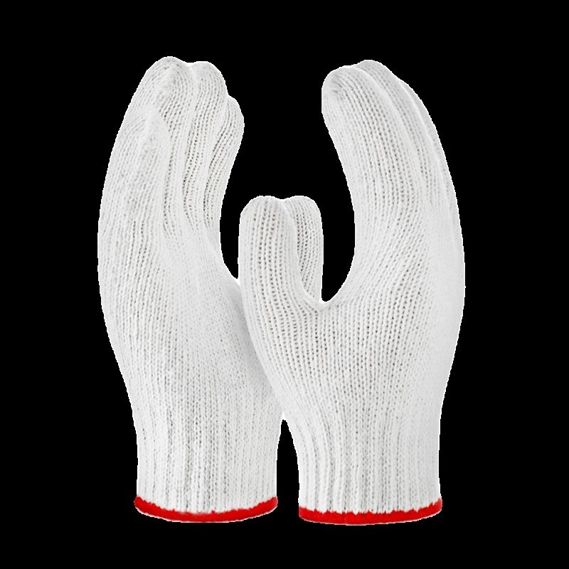 手套男工地e干活线防滑尼龙加厚棉纱劳动工人手套劳保耐磨工作