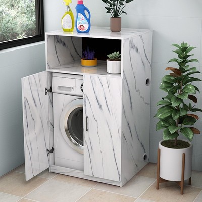 滚筒洗衣机柜落地家用浴室架洗衣机置物架阳台卫生间收纳架角架