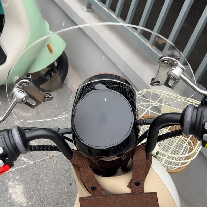 适用于九号电动车Q系风挡Q80C Q85C Q90踏板改装前挡风玻璃配件