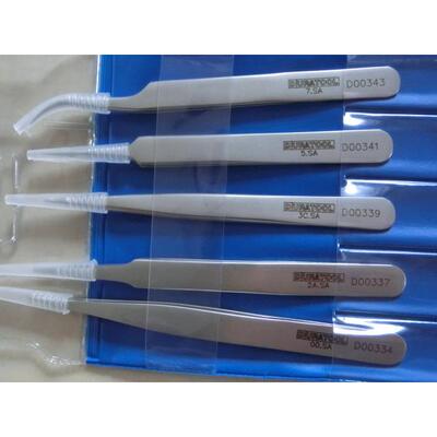 DURATOOLD00349抗磁镊子5件套不锈钢体不锈钢尖