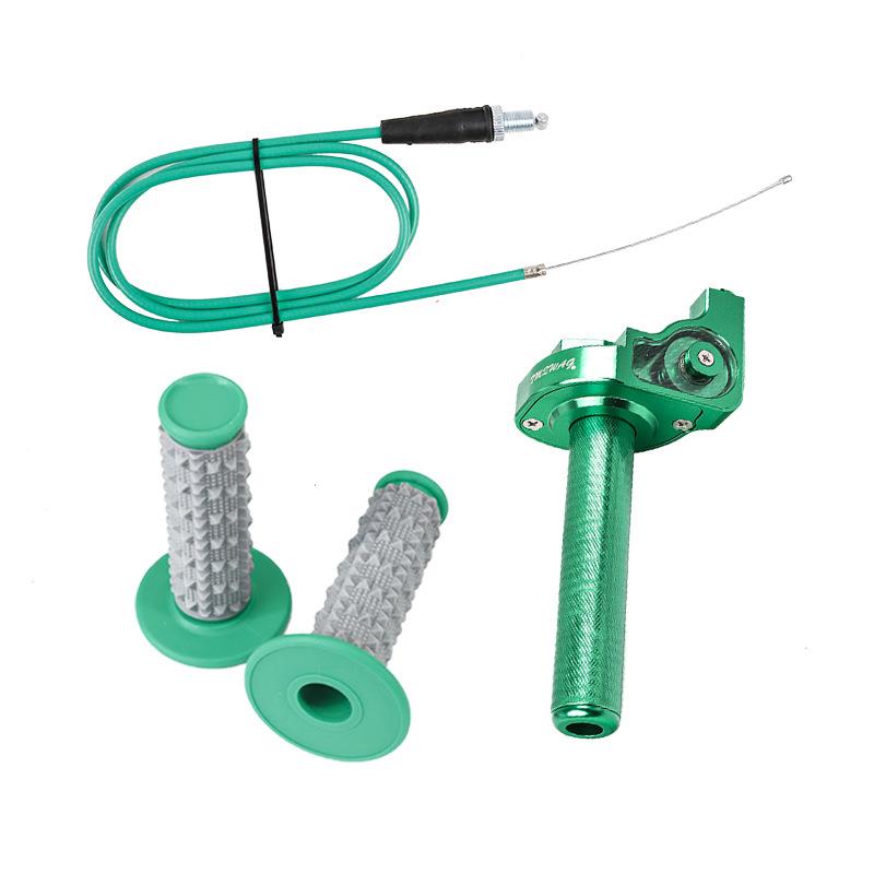 改装CNC铝合金大加油器全铝大拧油油门线二代大颗粒超软手把胶