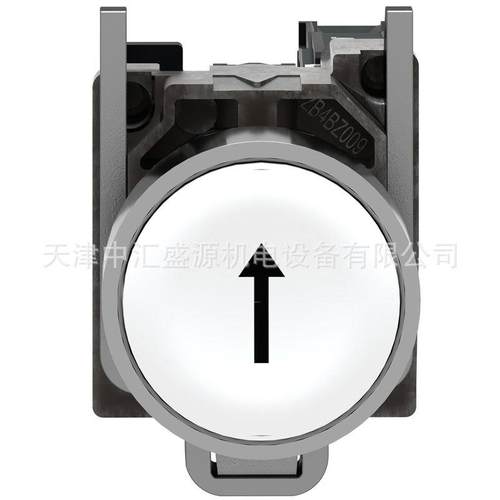 XB4BA3341白色按钮1NO功能符号ZB4BZ101+ZB4BA334平头按钮