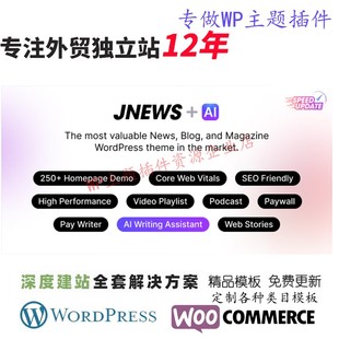 JNews - WordPress 报纸杂志博客 AMP 主题新闻社论网站网站模板