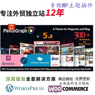 PantoGraph - 报纸杂志主题WordPress 主题个人博客新闻网站模板