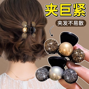 半扎发发夹女后脑勺温柔披肩抓夹高级感小号头发夹子抓夹发卡头饰