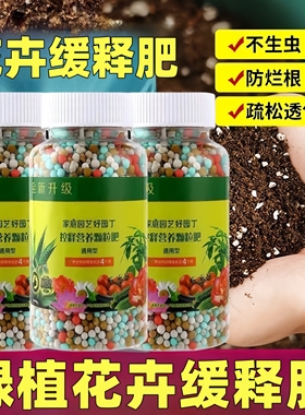 绿植花卉缓释肥发财树绿萝通用控释肥料植物颗粒花肥氮磷钾复合肥