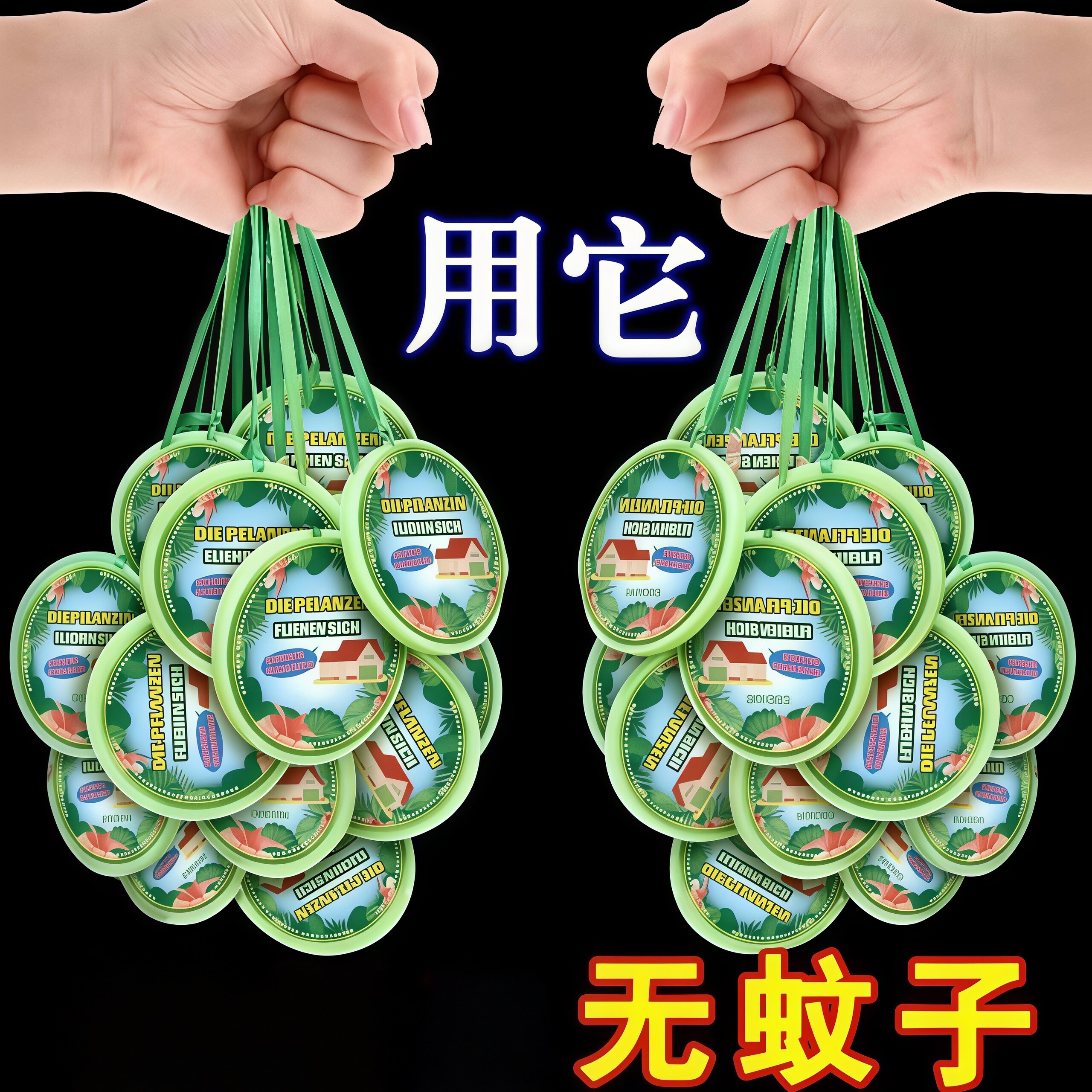 驱蚊香薰蜡片强效室内门口灭蚊儿童孕妇婴儿宝宝可用驱赶蚊虫神器