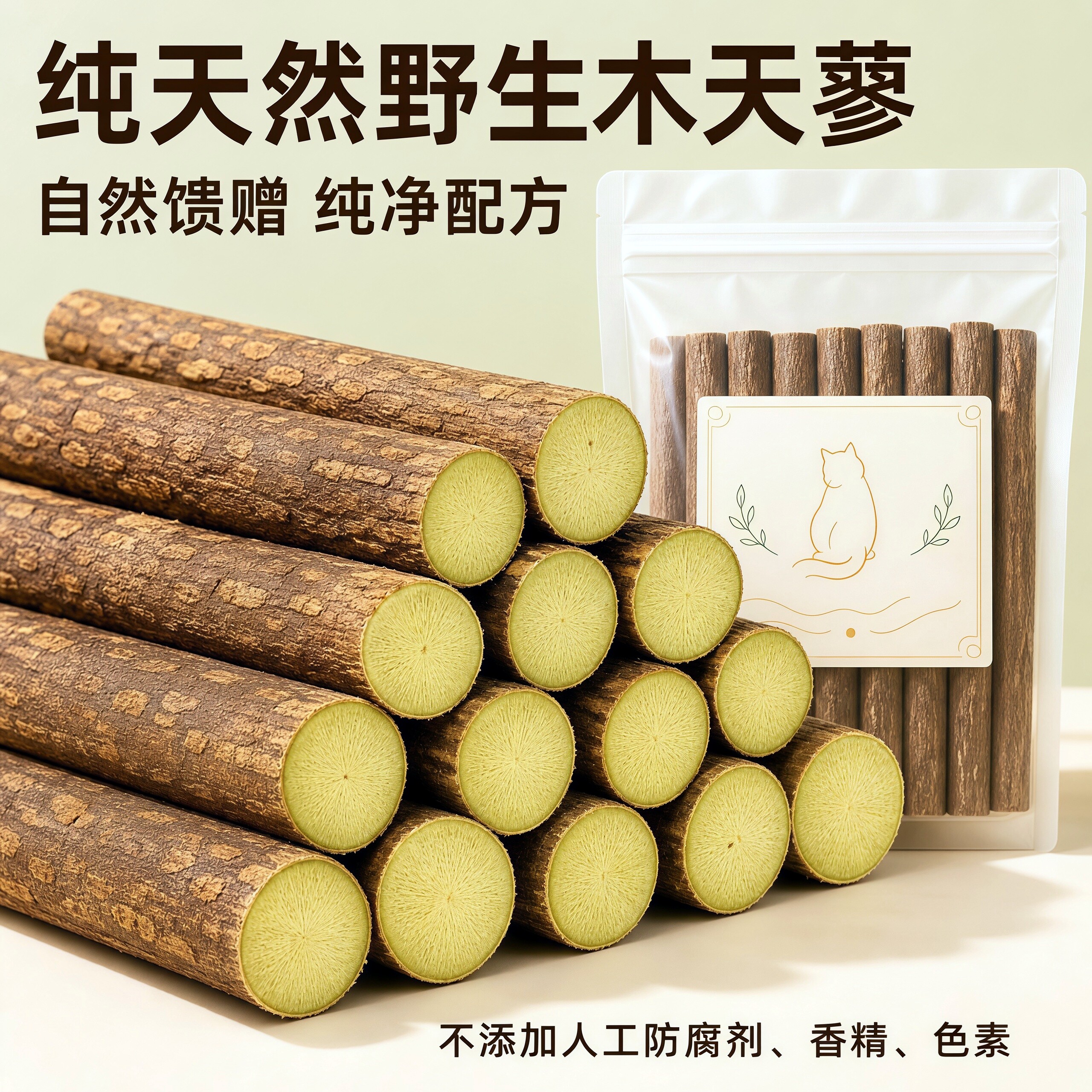 木天蓼猫咪磨牙棒洁牙自嗨