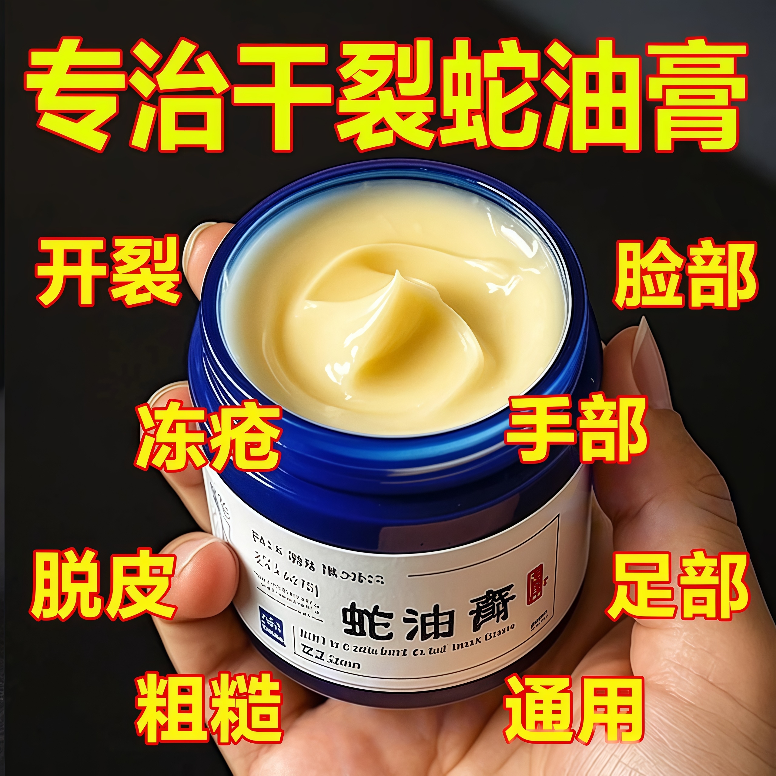 蛇油膏手足滋润防干裂防冻护手霜