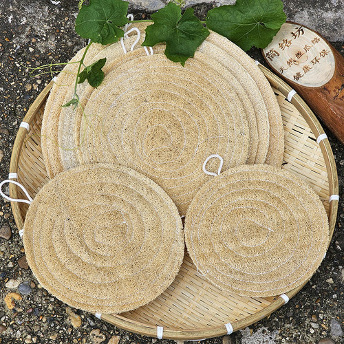 丝瓜络食品级蒸垫耐高温蒸笼垫不粘易清洗圆形丝瓜瓤笼屉蒸垫子