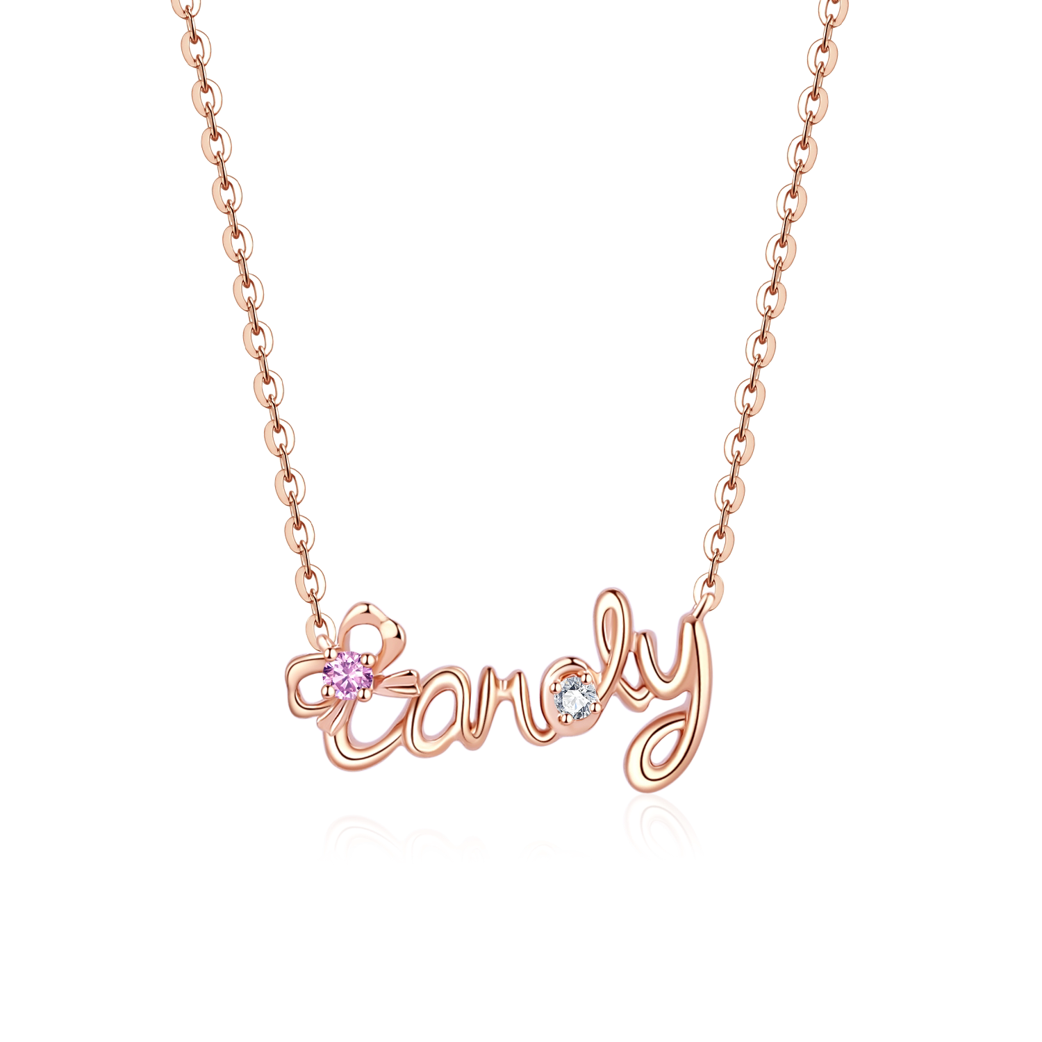PinkyCandy项链钻石项链