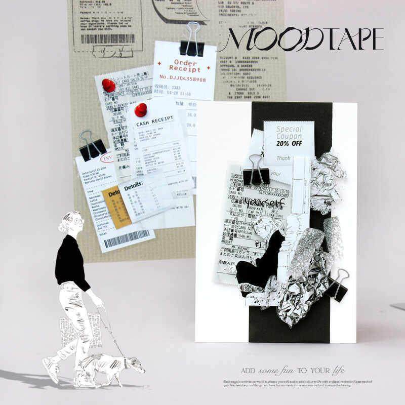 Moodtape。收据检查原始口袋胶带Guka贴纸账单宠物Washi胶带文具,文具电教/文化用品/商务用品,和纸胶带,淘宝优惠券,粉丝福利购,淘宝优惠卷