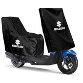 适用铃木UY125踏板机车车罩座位罩车头套遮阳防晒雨半罩衣防尘