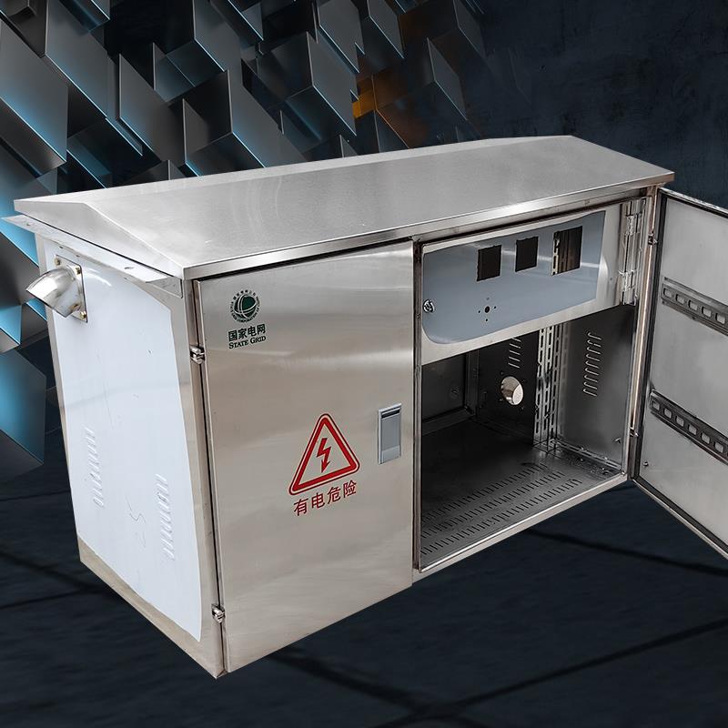 户外综合配电柜JP柜补偿计量农网柜防雨配电箱卧式不锈钢变压器柜