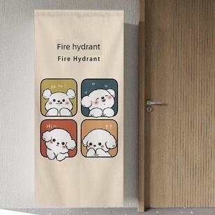 消火栓遮挡帘消防栓箱门遮丑帘灭火器存放处柜门装饰帘自粘魔术贴