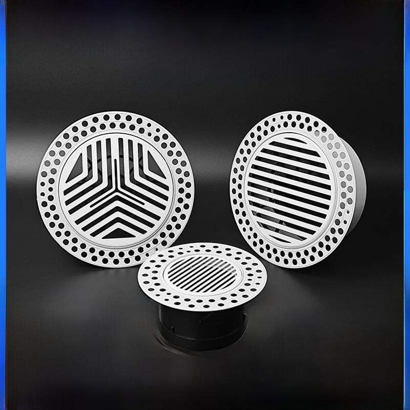 150预嵌入式新风出口嵌入式圆形隐形可调室内新风系统通风口，带