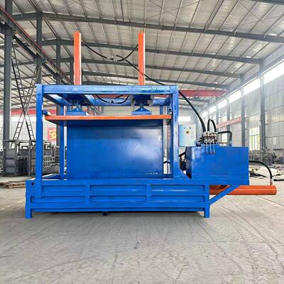 自动套袋打捆艾草压缩机牧草压扁机草方格稻草治沙草液压打包机