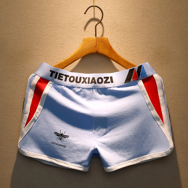 三条装纯棉宽松男士内裤男平角裤四角裤阿罗裤男生裤头裤衩平口裤