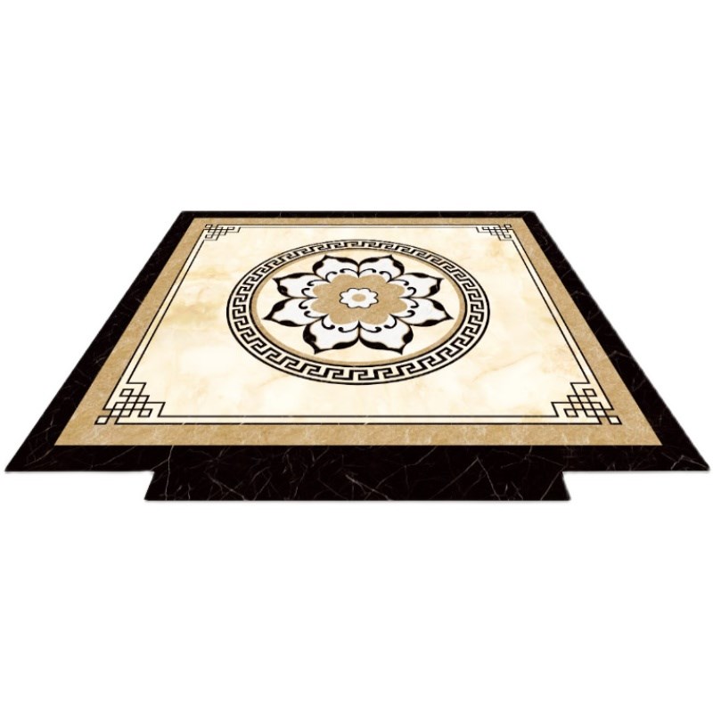 电梯轿厢地垫地毯PVC地板地胶垫定制图案logo防水防火仿大理石