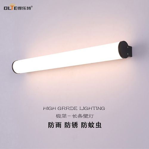led户外壁灯庭院防水防虫阳台雨棚门前阳光房门口房檐超亮长条灯