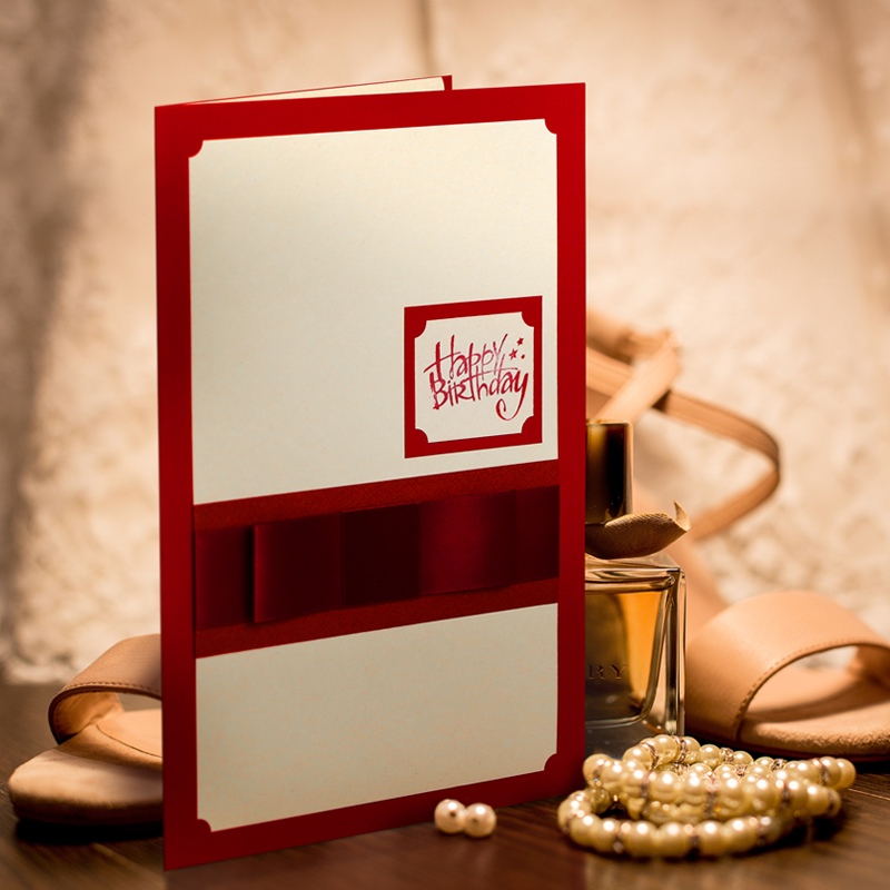 超大尺寸立体生日贺卡A4大卡片党员政治感谢签名礼品企业员工客户