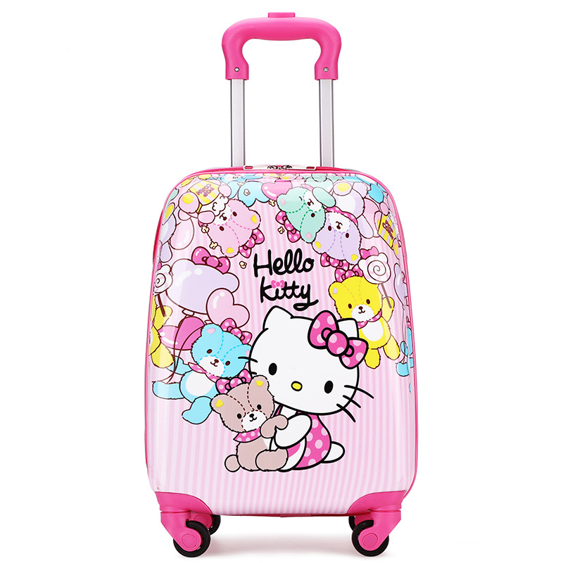 儿童拉杆箱可爱卡通行李箱16寸18寸专定制四轮拖箱旅男孩女孩学生