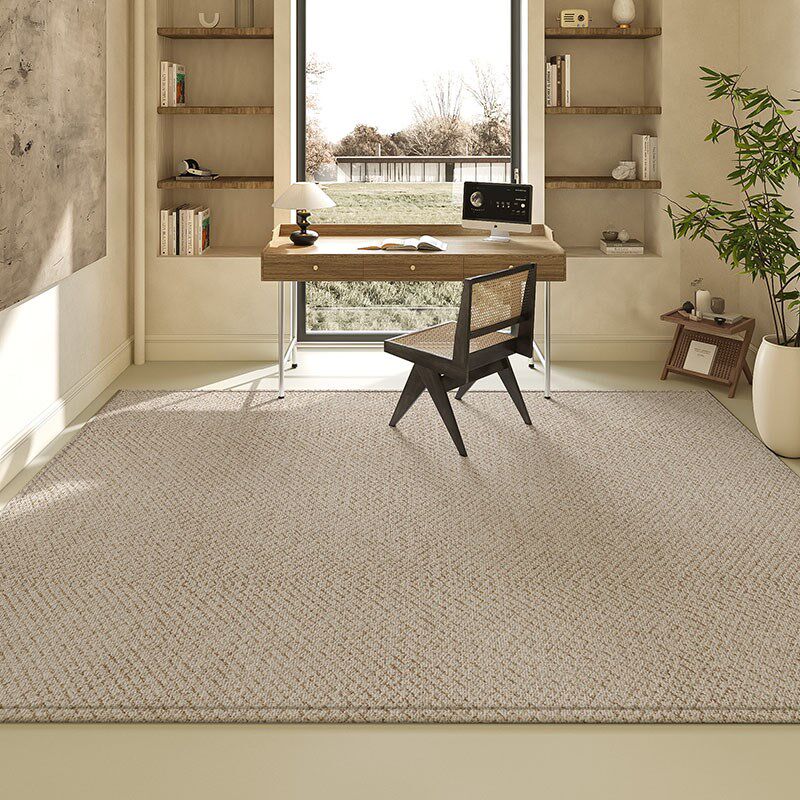 书房地毯侘寂风电脑椅地垫家用耐脏免打理隔音脚垫防滑专用转椅垫