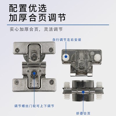 无下轨衣柜折叠门五金配件两折四门衣帽间推拉移门吊滑吊轮滑轨道