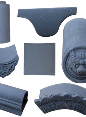 新品小青瓦瓦片古建瓦仿古装饰瓦徽派瓦黑色瓦筒浅灰瓦小瓦片板瓦