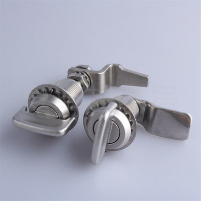 MS816-5S不锈钢3o04圆柱锁  旋钮伸缩锁配电箱机柜锁 高低压柜门