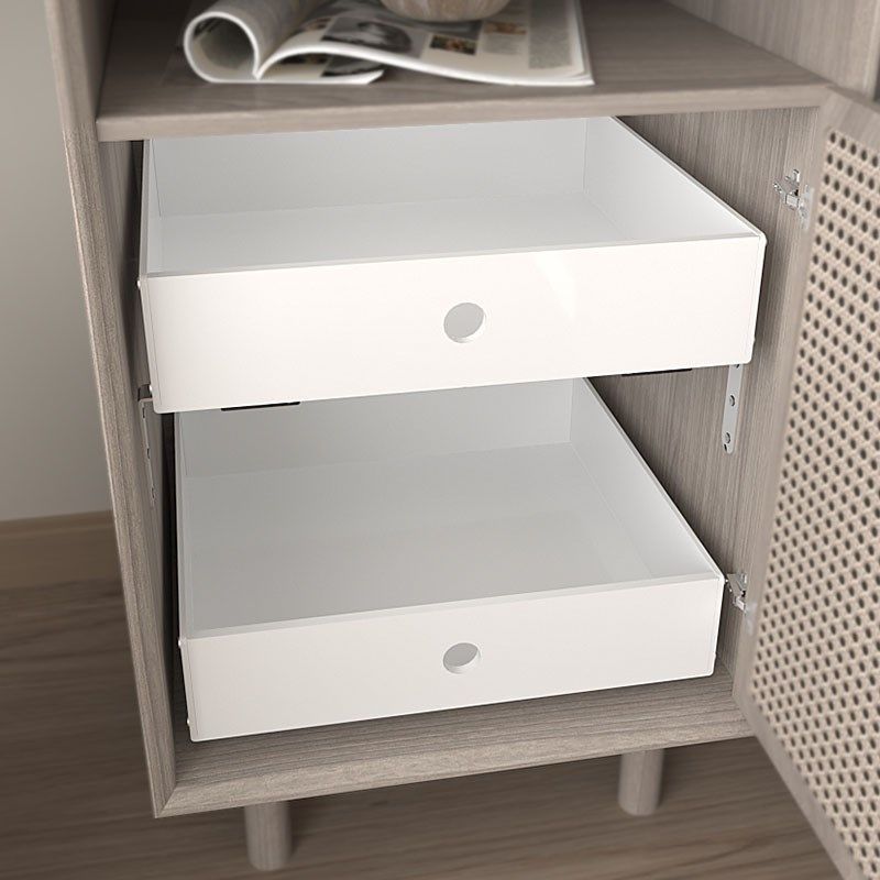 新全PP材料厨房柜内抽屉托盘带轨道橱柜衣柜化妆品分层收纳盒拉篮,收纳整理,收纳箱,淘宝优惠券,粉丝福利购,淘宝优惠卷