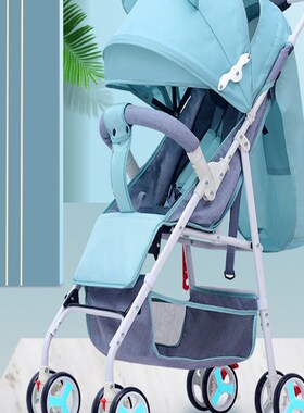 高视角婴儿婴儿车,可坐可卧,轻巧一键折叠,L0-3岁婴儿减震,大天窗