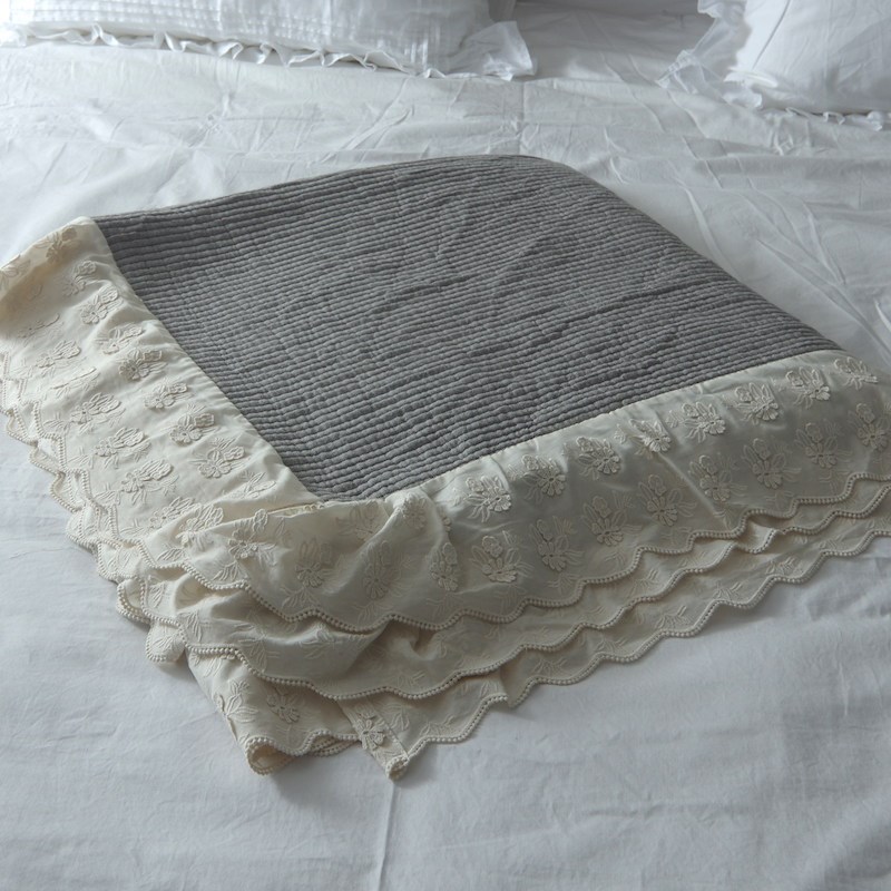 230*250cm韩国花边床盖