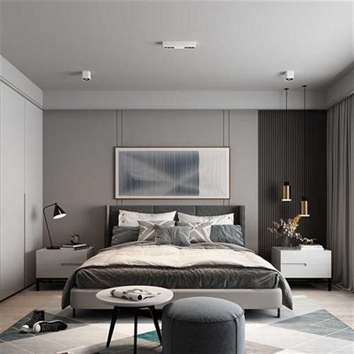 长条形明装射灯客厅无主灯照明餐桌茶台书桌吸顶式线性格栅斗胆灯