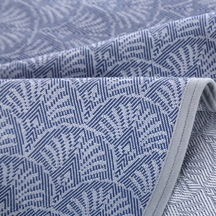 A类全棉提花老粗布凉席三件套纯棉加厚粗布床单1.8m双人床空调席