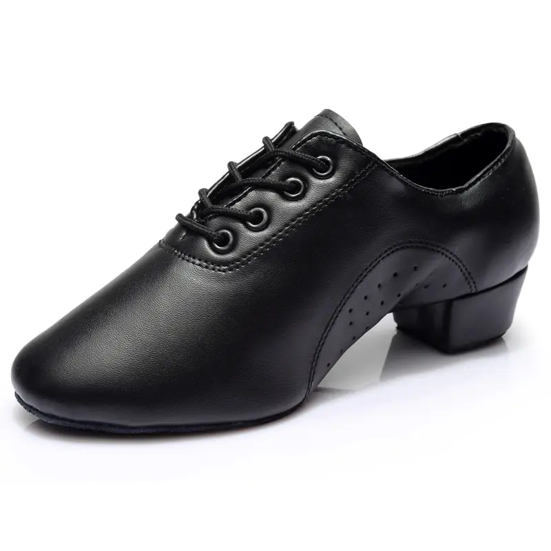 男士拉丁舞鞋软底男孩舞蹈鞋男女同款摩登舞鞋少儿男童恰恰跳舞鞋