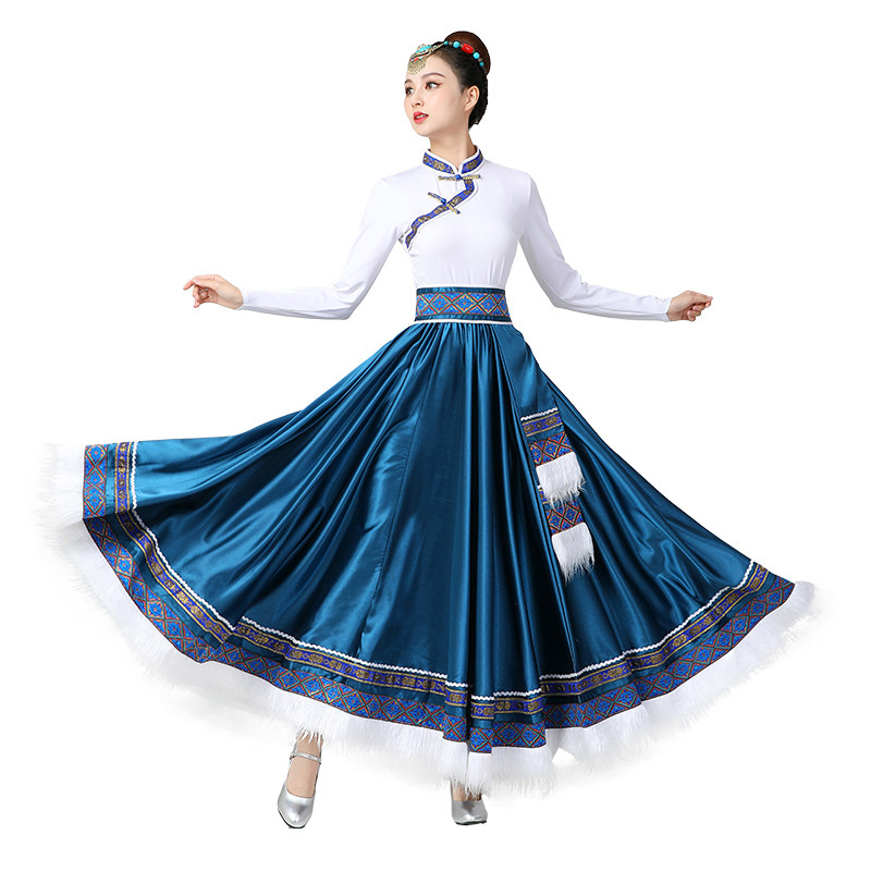 藏族舞蹈服半身裙广场舞
