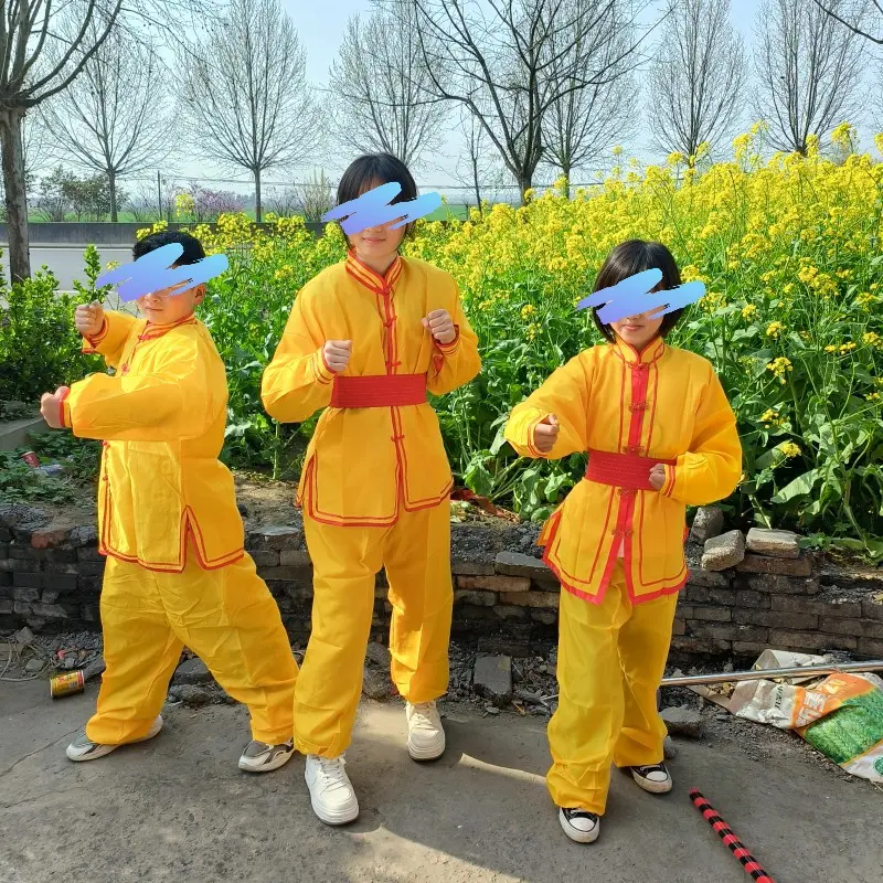 六一少儿节表演服装男女舞龙服打鼓锣鼓舞狮衣服武术表演演出服装